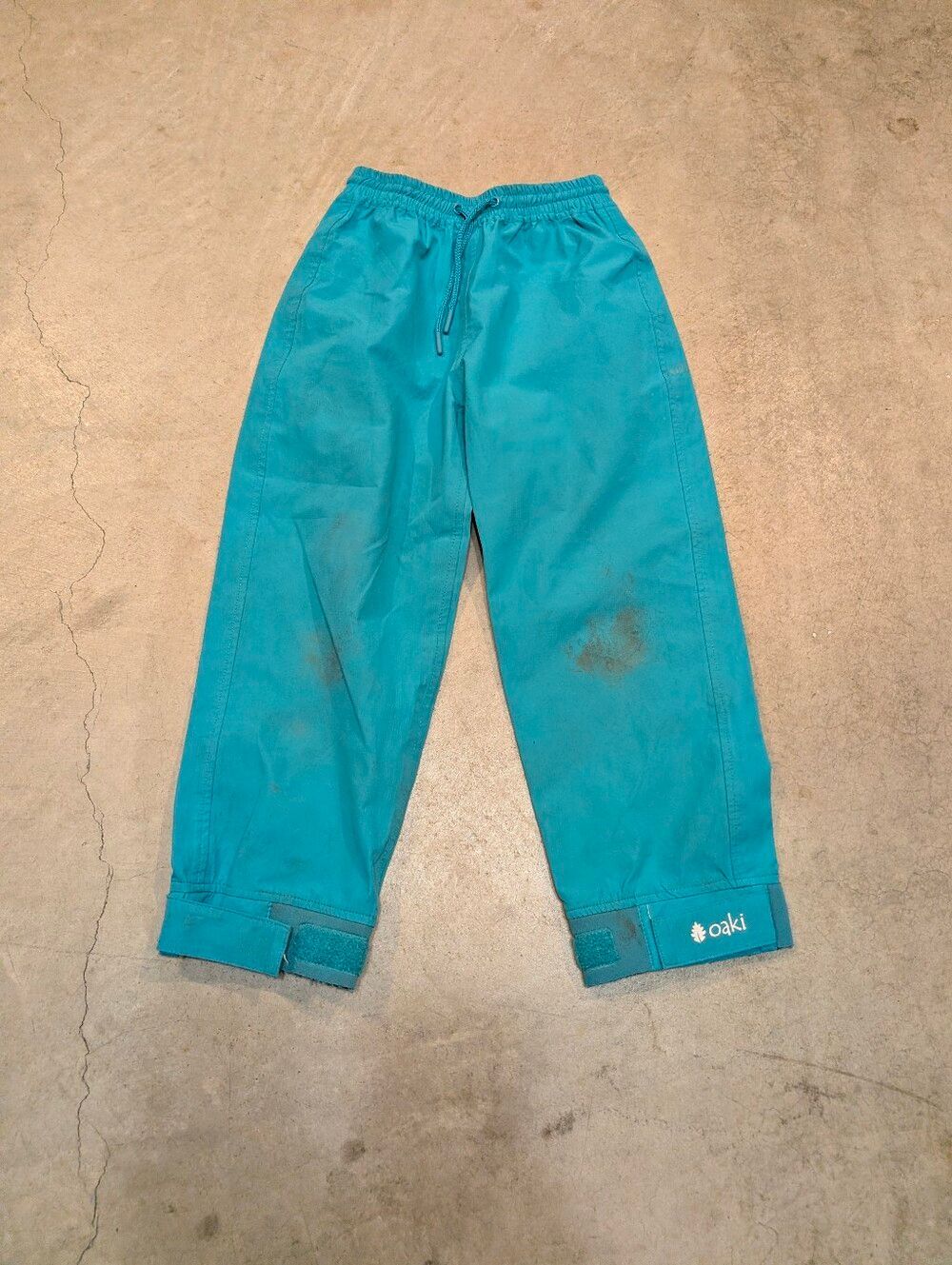 Oakiwear Waterproof Pants Kids 6/7 Blue/Green